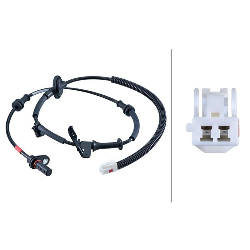 Hella ABS Wheel Speed Sensor Rear 6PU 358 251-491
