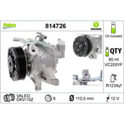 Valeo Air Conditioning Compressor 814726