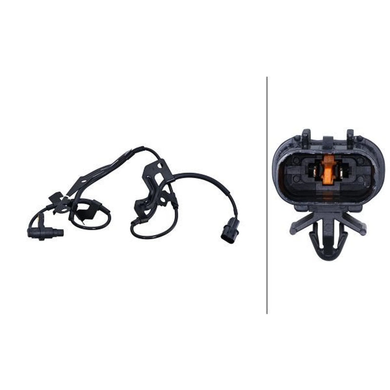 Hella ABS Wheel Speed Sensor Rear Left fits Mitsubishi Triton 2005-2015 2.5