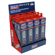 Sealey Rechargeable Inspection Light 8W LED Display Box of 12 LED1001DB Sealey - Dynamic Drive