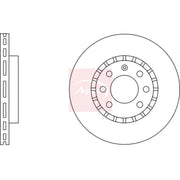 Apec 2 x Vented Front Brake Discs DSK532-x2