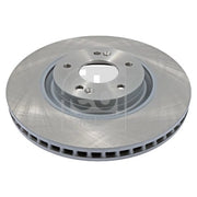 Febi 2 x Internally Vented Front Brake Discs 108489-x2
