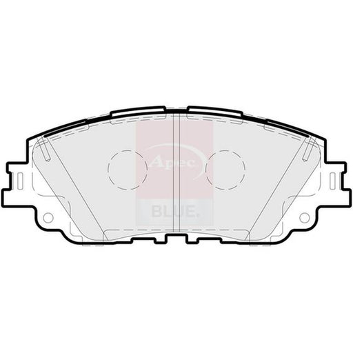 Apec Front Brake Pad Set fits Lexus Es 2018 on
