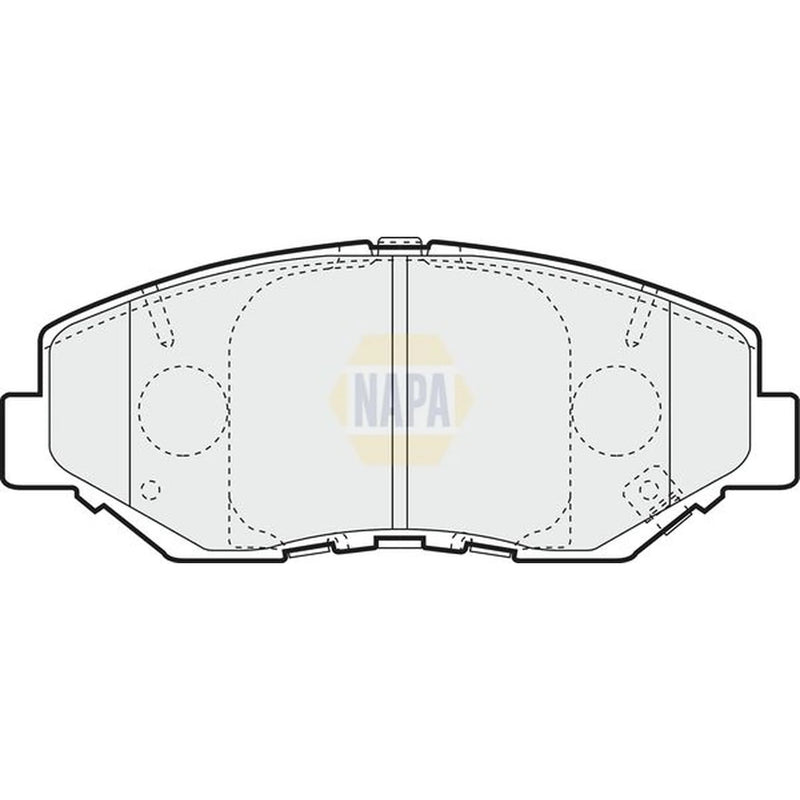 NAPA Front & Rear Brake Discs & Pads fits Honda Cr-V 2001-2007 2.0 2.2
