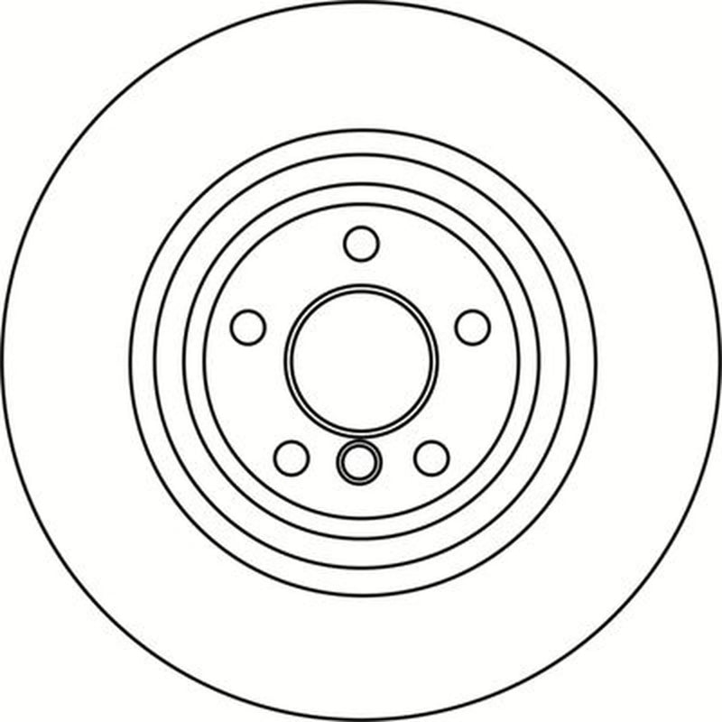 Abtex 2 x Vented Rear Brake Discs BD2154V-x2