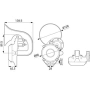 Hella Trumpet Style Car Horn