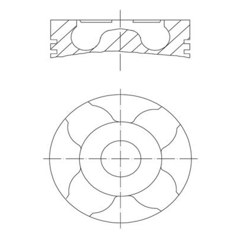 Mahle Piston Cylinder Bore = 128mm