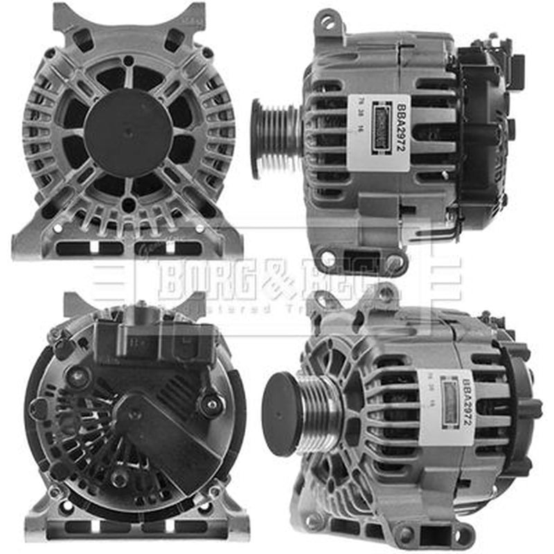 Borg & Beck Car Alternator 12V fits Mercedes-Benz A-Class 2004-2012