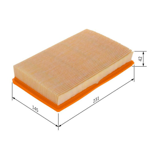 Bosch Engine Air Filter fits Suzuki Swift III 2005-2015 1.3 1.5 1.6