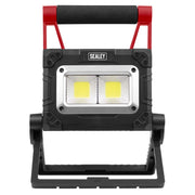 Sealey Rechargeable Solar Powered Portable Floodlight 15W COB LED LEDFL15WS Sealey - Dynamic Drive