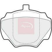 Apec Rear Brake Pad Set fits Land Rover Defender 1990-2016 2.5 3.5 3.9