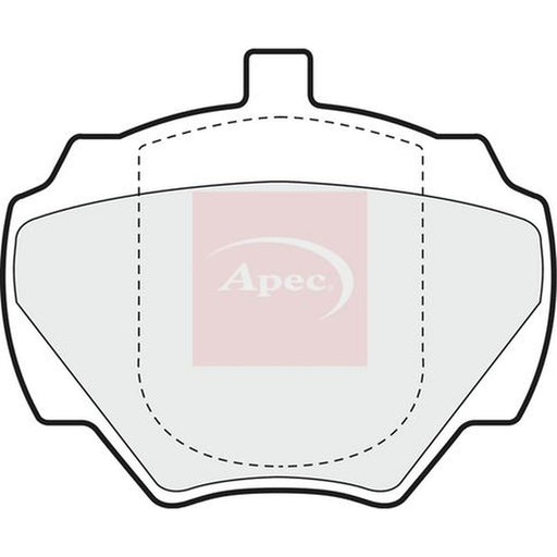 Apec Rear Brake Pad Set fits Land Rover Defender 1990-2016 2.5 3.5 3.9