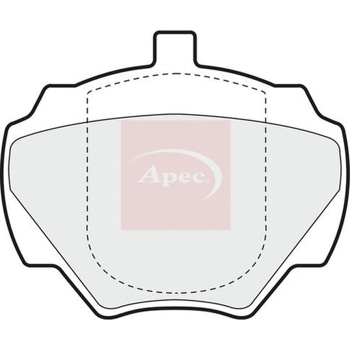 Apec Rear Brake Pad Set PAD706
