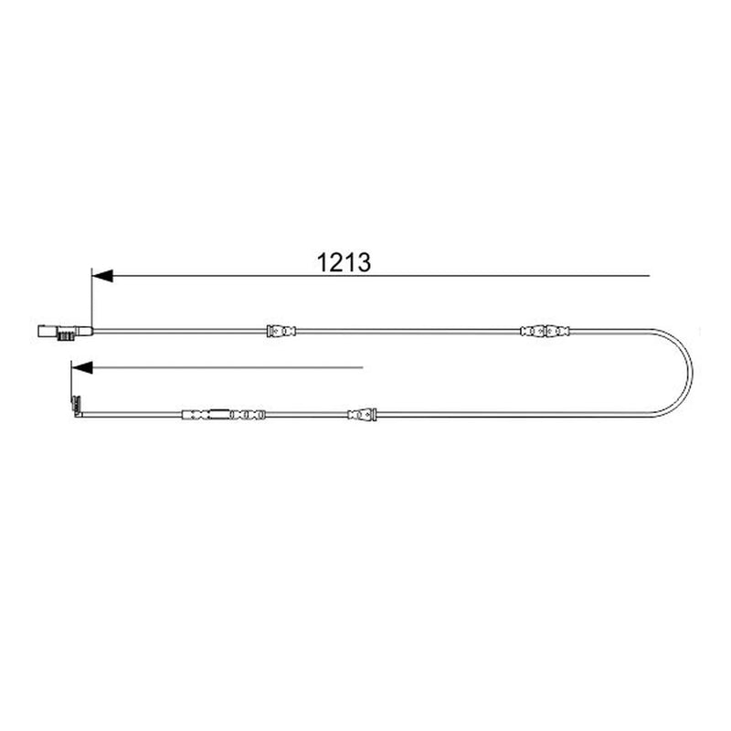 Bosch Brake Pad Wear Sensor Front fits Land Rover Range Rover Sport I 2009-2013