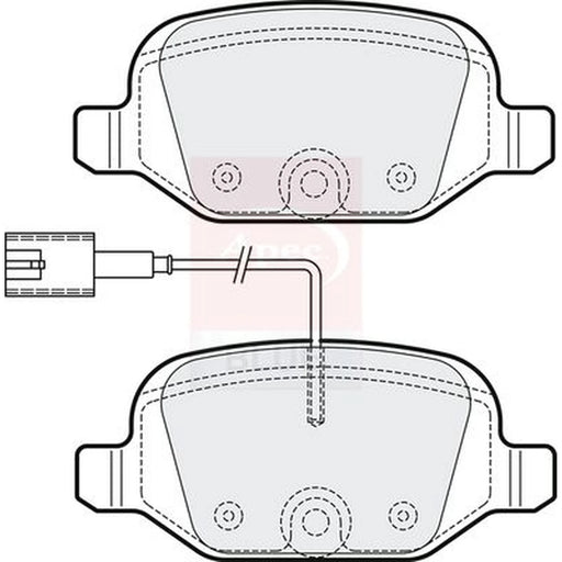 Apec Rear Brake Pad Set PD3278