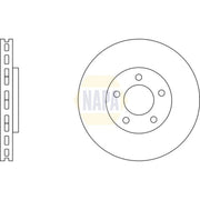 NAPA Front & Rear Brake Discs & Pads fits Nissan Juke 2010-2019 1.6