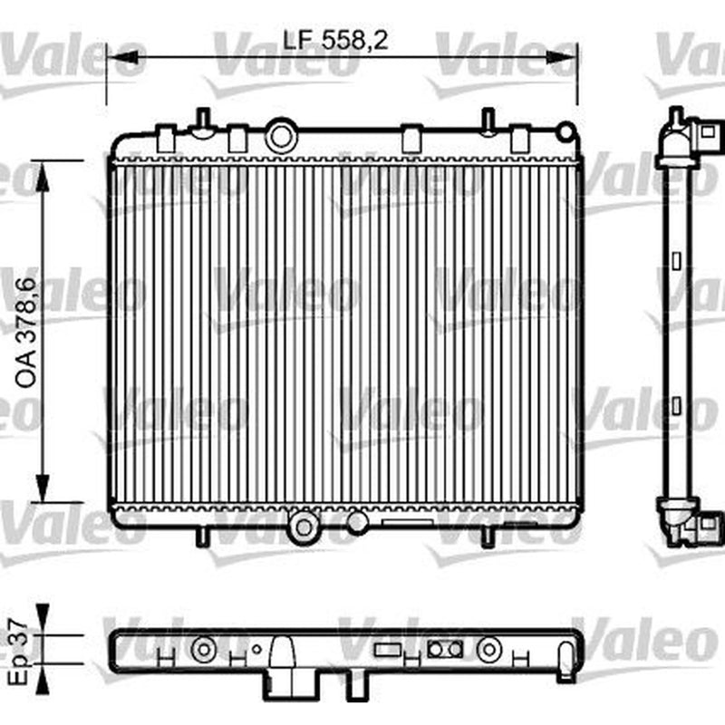 Valeo Engine Radiator 734463