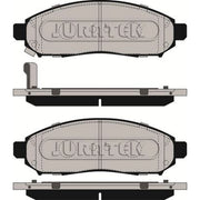 Juratek Front Brake Vented Discs & Pads fits Nissan Leaf 2010-2017