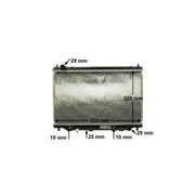 Mahle Engine Radiator fits Mazda 2 2003-2007 1.3