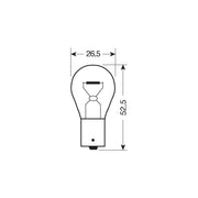 Osram 7529 Original Lamps with Metal Bases, 24 V, 15 W, Pack of 1 Osram  - Dynamic Drive