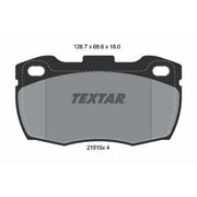 Textar Front Brake Pad Set 2151901