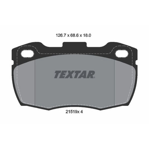 Textar Front Brake Pad Set 2151901