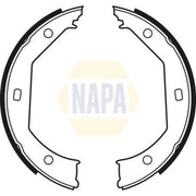 NAPA Parking Brake Shoe Set fits Alpina D3 2005-2008 2.0