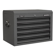 Superline Pro Superline PRO Topchest 5 Drawer - Grey/Black AP26059TG Superline Pro - Dynamic Drive