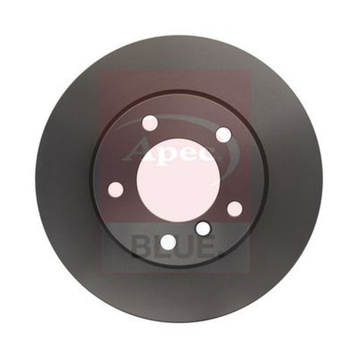Apec 2 x Vented Brake Discs fits BMW 1 2004-2011