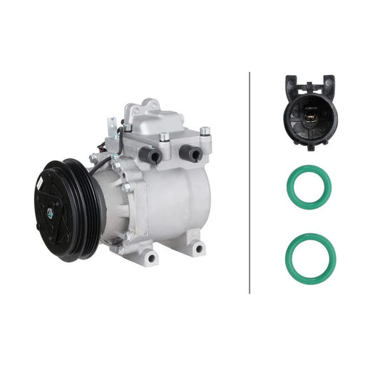Hella Air Conditioning Compressor fits Hyundai Coupe II 2001-2009 2.0