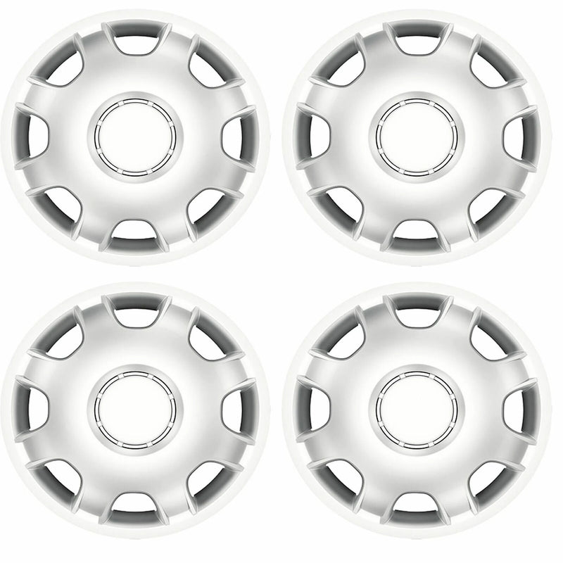 JRP 16" Silver Wheel Trims SWT155 Extra Deep Dish Hub Caps