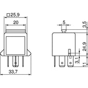 Bosch Horn Klaxon Relay 12V Pin