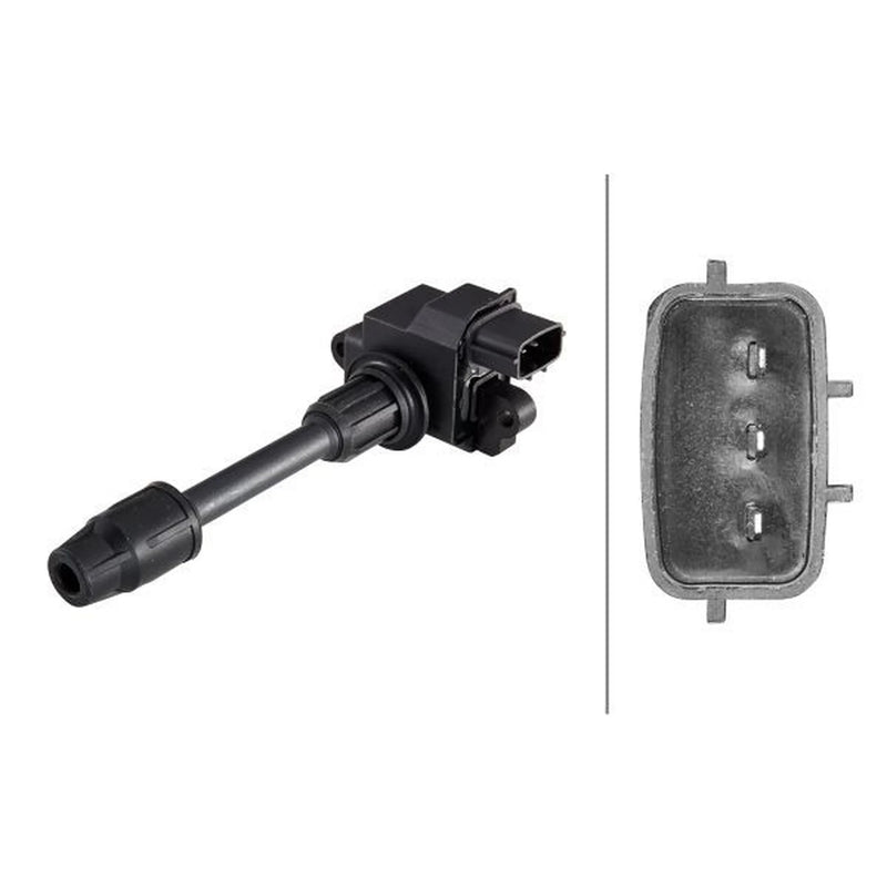 Hella Ignition Coil Pack Left fits Nissan Cefiro II 1994-1999 2.0 3.0