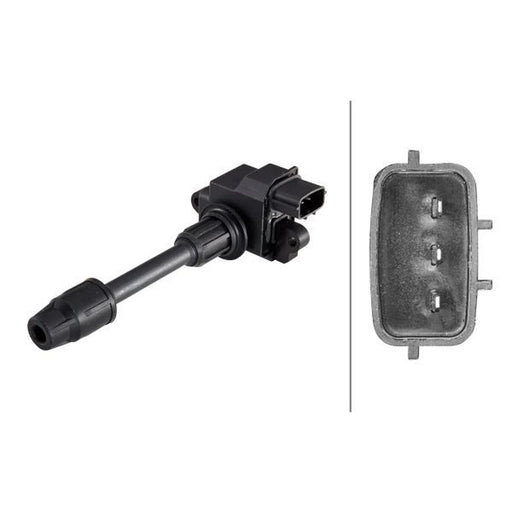 Hella Ignition Coil Pack Left fits Nissan Cefiro II 1994-1999 2.0 3.0