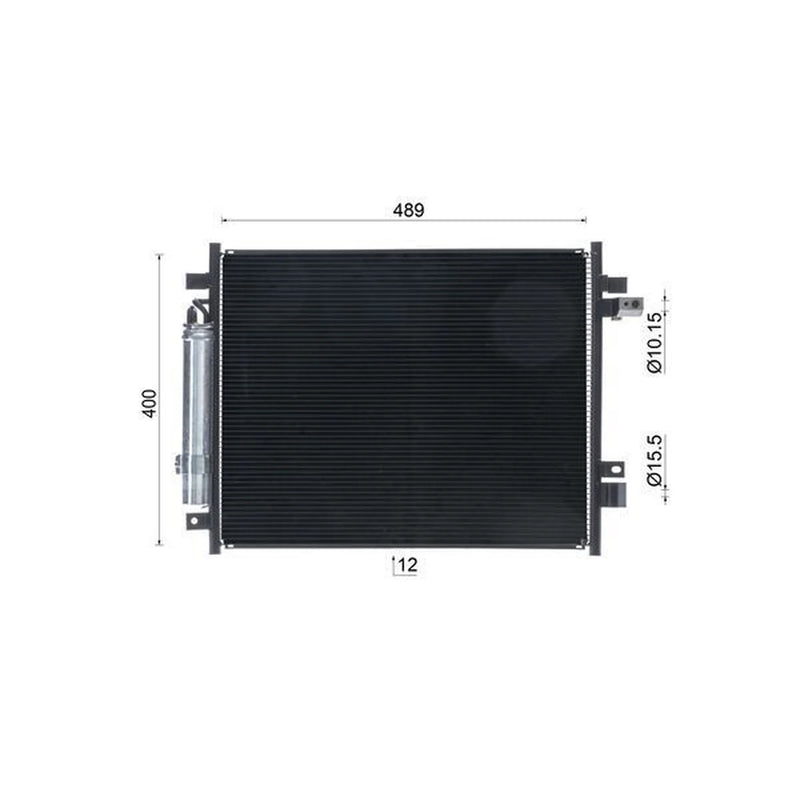 Mahle Air Conditioning Condenser fits Nissan Note 2012-2016 1.2 1.5