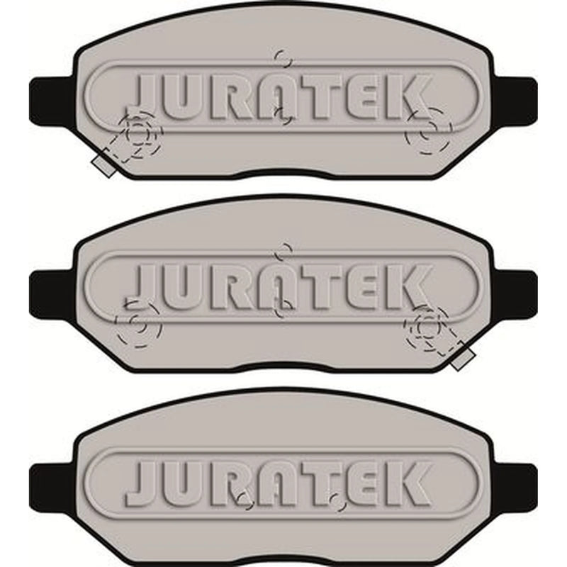 Juratek Front Brake Pad Set fits Opel Karl 2015-2019 1.0