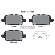 Textar Rear Brake Pad Set 2292301