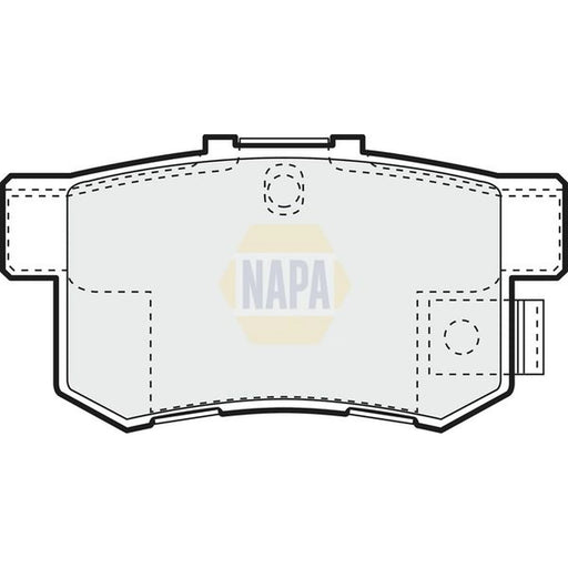 NAPA Rear Brake Pad Set NBP1852