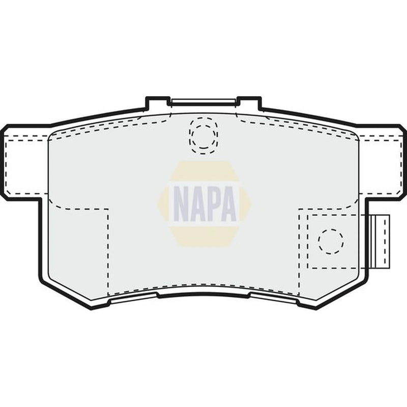 NAPA Rear Brake Solid Discs & Pads fits Honda Cr-Z 2010-2013 1.5