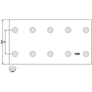 Textar Textar Cv Brake Lining Set 1740910