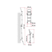 Fiamma Deluxe 8 Folding Ladder Caravan/Motorhome Accessory Fiamma - Dynamic Drive