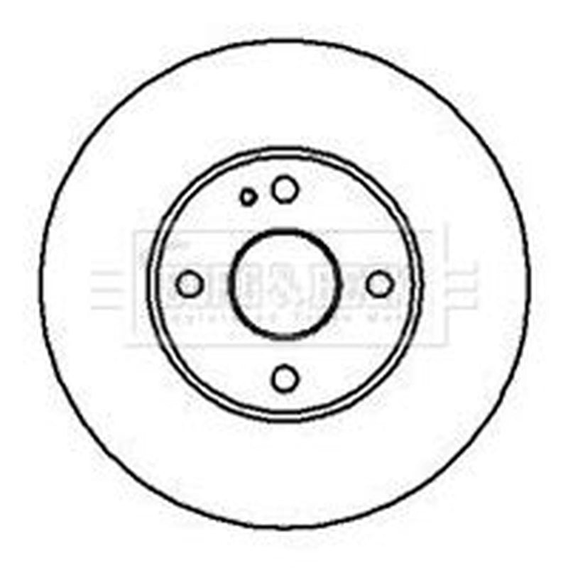 Borg & Beck 2 x Vented Front Brake Discs BBD4226-x2