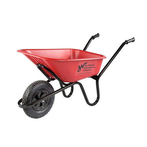 Walsall 120L Ranger Heavy-Duty HDPE Wheelbarrow - Pneumatic - RANHDRP