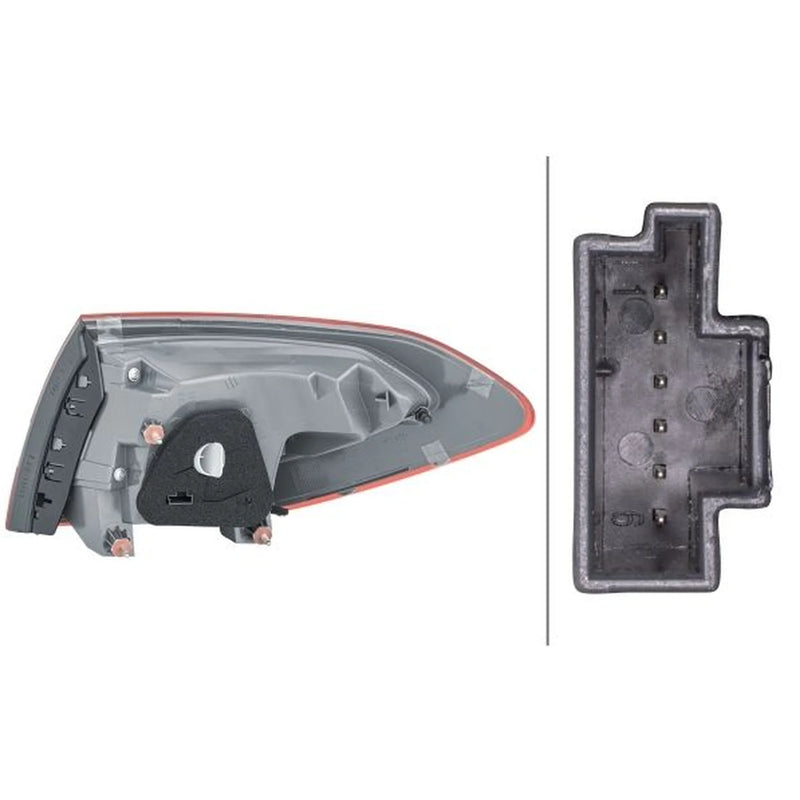 Hella Tail Light / Lamp PY21W Left fits Mercedes-Benz C-Class T-Model 2014-2021