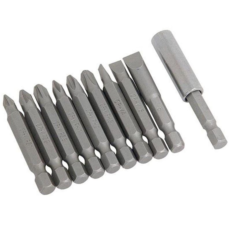 Cannon Tools 10 Piece Power Bit Set in Chrome Vanadium Cannon Tools - Dynamic Drive