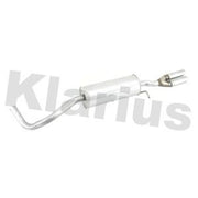 Klarius Box With Tail Pipe Rear fits Seat Ibiza St 2010-2015 1.6