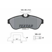 Textar Front Brake Pad Set 2340902