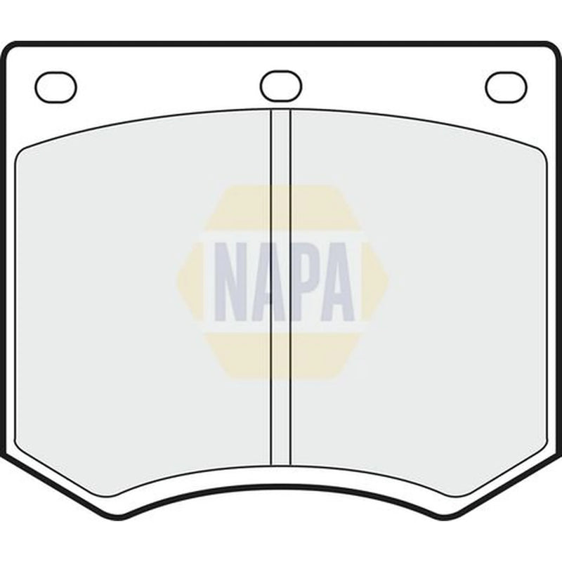 NAPA Front Brake Pad Set fits Ac Me 1979-1986