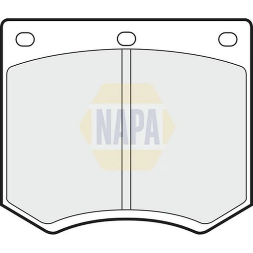 NAPA Front Brake Pad Set NBP1843