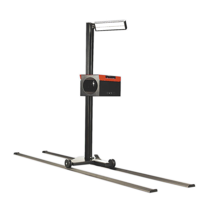Sealey Headlamp Beam Setter with Rails & Commercial Aiming Screen HBS97.HGV Sealey - Dynamic Drive